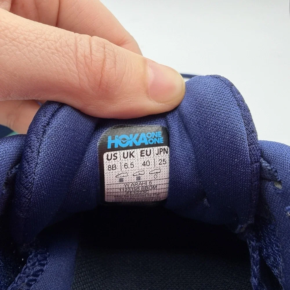 HOKA Arahi 6 'Bellwether Blue' 1123195-BBOM US Size 8 B Women's Running EUC